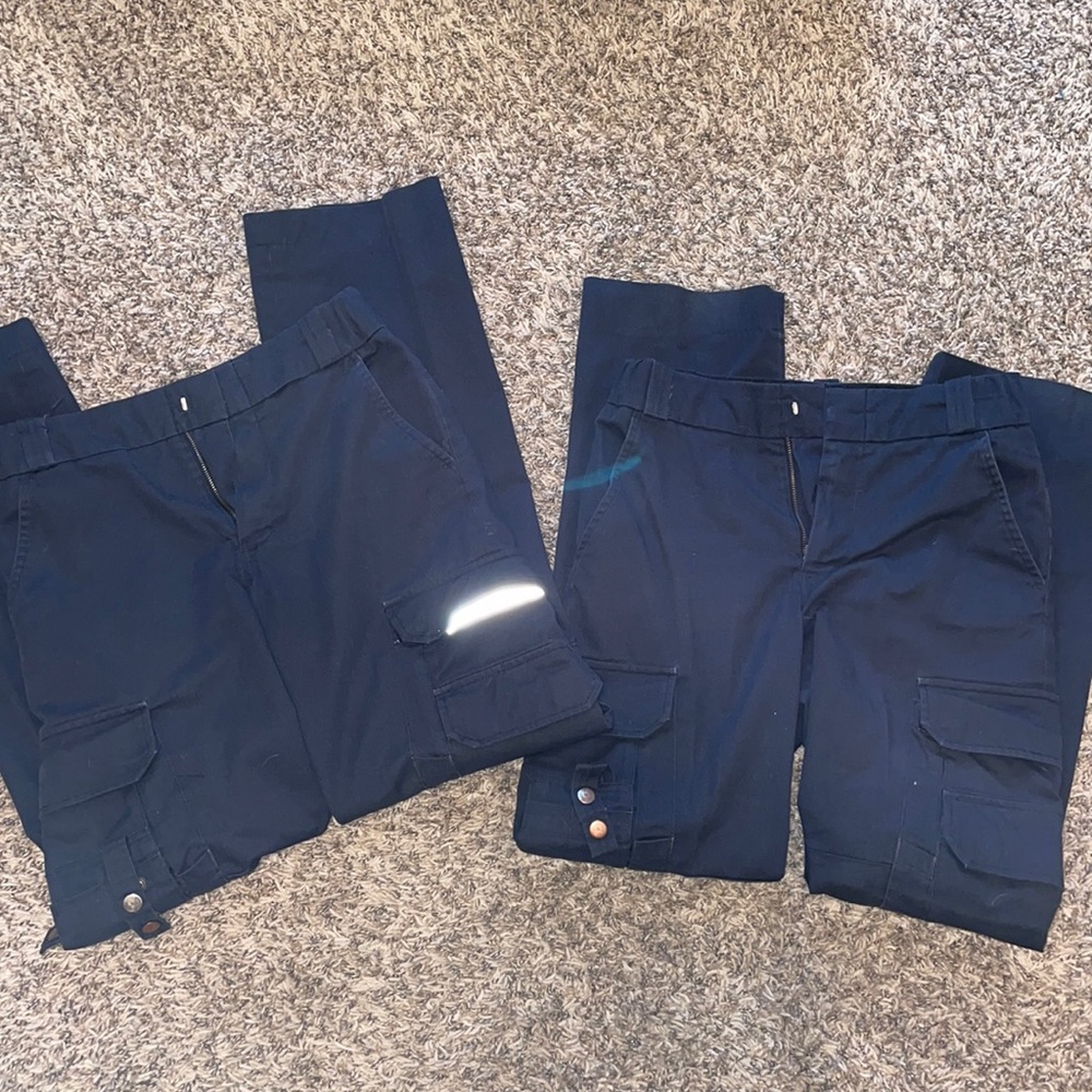 Navy Blue Women's Cargo Pants for EMT FIRE RESCUE